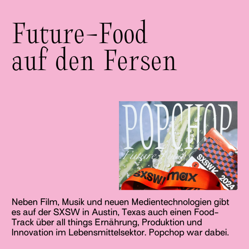 Future-Food auf den Fersen